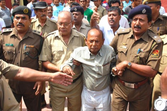 Ganadut Murder Case culprit Sushil Chowdhury leaving Court. TIWN Pic July 14